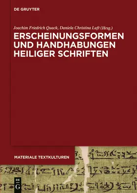 Quack / Luft |  Erscheinungsformen und Handhabungen Heiliger Schriften | Buch |  Sack Fachmedien