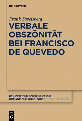 Savelsberg | Verbale Obszönität bei Francisco de Quevedo | E-Book | sack.de