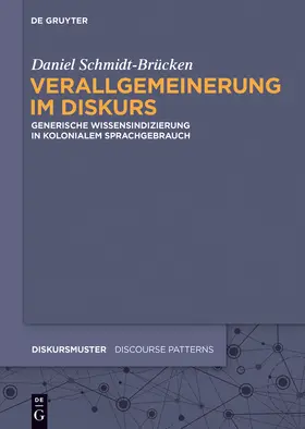 Schmidt-Brücken |  Verallgemeinerung im Diskurs | Buch |  Sack Fachmedien