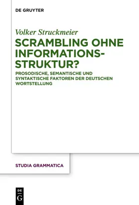 Struckmeier | Scrambling ohne Informationsstruktur? | E-Book | sack.de