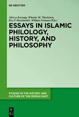 Korangy / Mottahedeh / Thackston |  Essays in Islamic Philology, History, and Philosophy | eBook | Sack Fachmedien