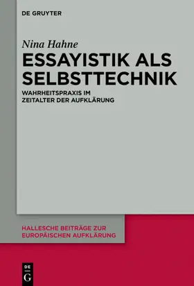 Hahne | Essayistik als Selbsttechnik | E-Book | sack.de