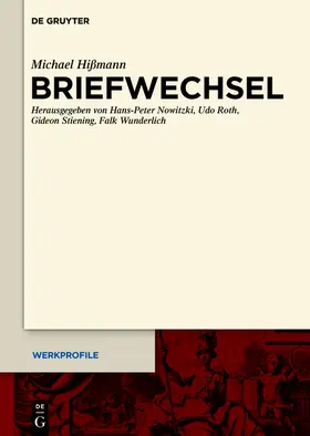 Hißmann / Wunderlich / Nowitzki |  Briefwechsel | Buch |  Sack Fachmedien