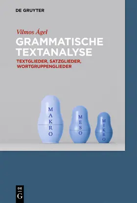 Ágel |  Grammatische Textanalyse | eBook | Sack Fachmedien