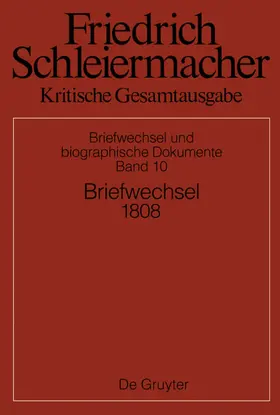 Gerber / Schmidt |  Briefwechsel 1808 | eBook | Sack Fachmedien