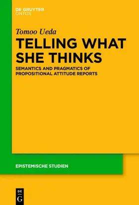 Ueda | Telling What She Thinks | E-Book | www2.sack.de