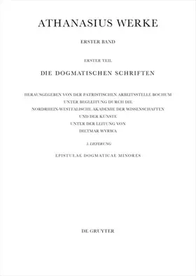Savvidis / Wyrwa |  Epistulae Dogmaticae Minores | eBook | Sack Fachmedien