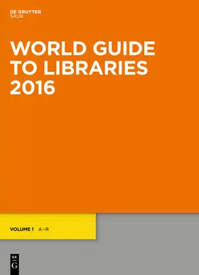 [unknown] |  World Guide to Libraries 2016 | Buch |  Sack Fachmedien