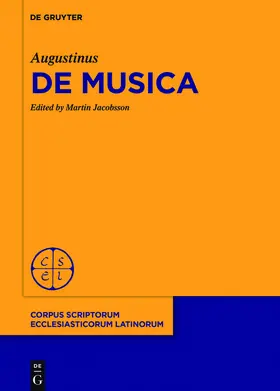 Augustinus / Jacobsson |  De Musica | Buch |  Sack Fachmedien