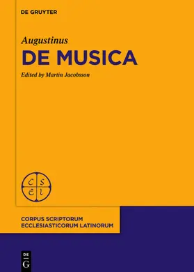 Augustinus / Jacobsson |  De Musica | eBook | Sack Fachmedien