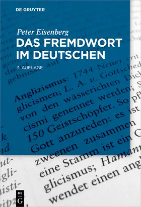 Eisenberg |  Das Fremdwort im Deutschen | Buch |  Sack Fachmedien