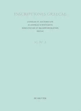 Sironen |  Inscriptiones Corinthiae saeculorum IV. V. VI. | Buch |  Sack Fachmedien