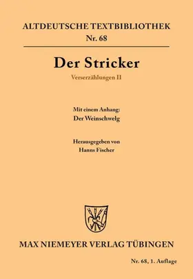Fischer / Stricker |  Verserzählungen II | eBook | Sack Fachmedien