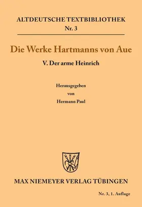 Hartmann von Aue / Paul |  Der arme Heinrich | Buch |  Sack Fachmedien