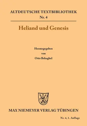 Behagel |  Heliand und Genesis | Buch |  Sack Fachmedien