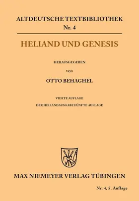 Behaghel | Heliand und Genesis | E-Book | sack.de
