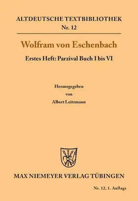 Leitzmann |  Parzival Buch I bis VI | Buch |  Sack Fachmedien
