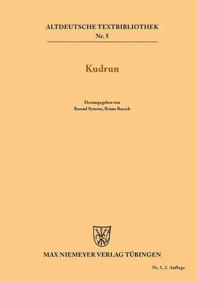 Boesch / Symons |  Kudrun | Buch |  Sack Fachmedien