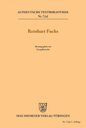 Heinrich / Baesecke |  Heinrichs des Glichezares Reinhart Fuchs | Buch |  Sack Fachmedien