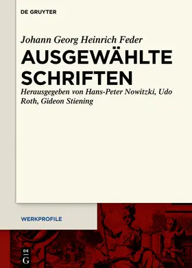 Feder / Roth / Nowitzki |  Ausgewählte Schriften | Buch |  Sack Fachmedien