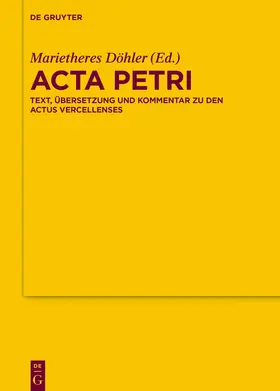 Döhler | Acta Petri | Buch | 978-3-11-049464-8 | sack.de