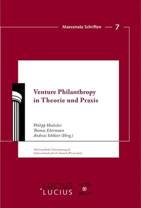 Hoelscher / Ebermann / Schlüter |  Venture Philanthropy in Theorie und Praxis | eBook | Sack Fachmedien