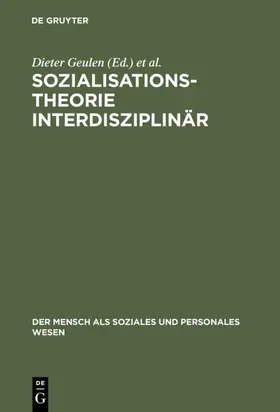 Geulen / Veith |  Sozialisationstheorie interdisziplinär | eBook | Sack Fachmedien