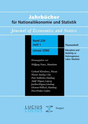 Franz |  Education and Mobility in Heterogeneous Labor Markets | eBook | Sack Fachmedien