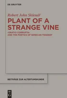 Sklenár | Plant of a Strange Vine | Buch | 978-3-11-051772-9 | sack.de