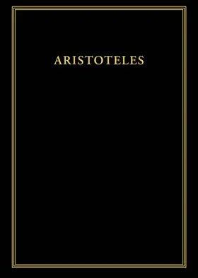 Aristoteles |  Historia animalium | Buch |  Sack Fachmedien