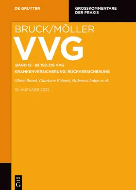 Beckmann / Koch / Brand |  Bruck/Möller. Band 12: §§ 192-216 VVG | Buch |  Sack Fachmedien