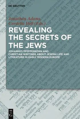 Heß / Adams |  Revealing the Secrets of the Jews | Buch |  Sack Fachmedien