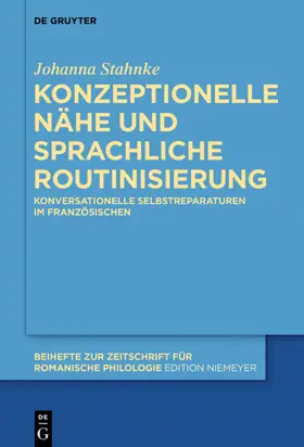 Stahnke | Konzeptionelle Nähe und sprachliche Routinisierung | E-Book | sack.de