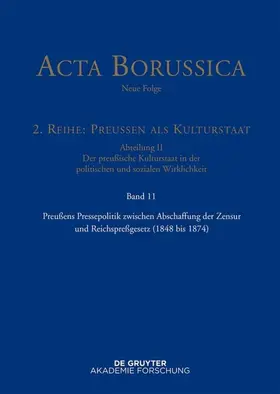 Holtz |  Preußens Pressepolitik zwischen Abschaffung der Zensur und Reichspreßgesetz (1848 bis 1874) | eBook | Sack Fachmedien