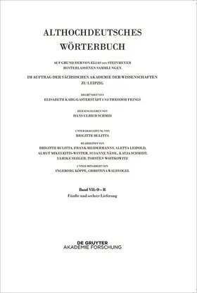 Schmid |  Band VII: O – R. 5. und 6. Lieferung (platlus bis int-quedan) | Buch |  Sack Fachmedien