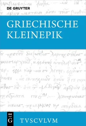 Baumbach / Sitta / Zogg |  Griechische Kleinepik | eBook | Sack Fachmedien
