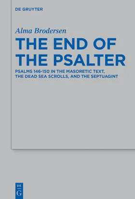 Brodersen | The End of the Psalter | E-Book | www2.sack.de