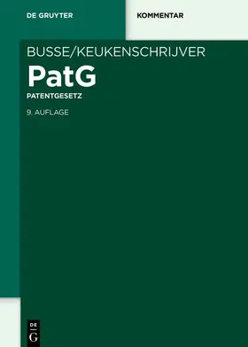 Busse / Keukenschrijver / Kaess |  Patentgesetz | eBook | Sack Fachmedien