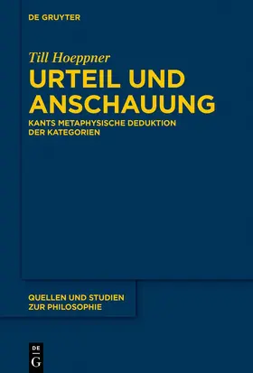 Hoeppner |  Urteil und Anschauung | Buch |  Sack Fachmedien