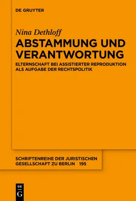 Dethloff |  Abstammung und Verantwortung | eBook | Sack Fachmedien