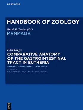 Langer / Schmidt-Rhaesa |  Comparative Anatomy of the Gastrointestinal Tract in Eutheria II | eBook | Sack Fachmedien