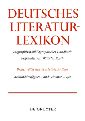 Kosch |  Deutsches Literatur-Lexikon. Band 38 | Buch |  Sack Fachmedien