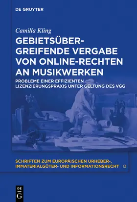 Kling |  Gebietsübergreifende Vergabe von Online-Rechten an Musikwerken | eBook | Sack Fachmedien