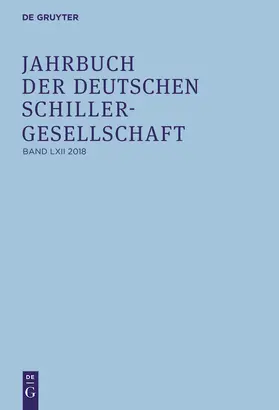 Honold / Lubkoll / Martus |  Jahrbuch der Deutschen Schillergesellschaft | Buch |  Sack Fachmedien