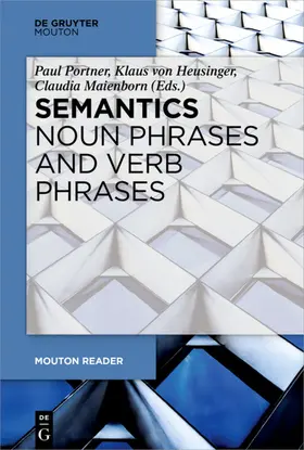 Portner / Heusinger / Maienborn |  Semantics - Noun Phrases and Verb Phrases | eBook | Sack Fachmedien