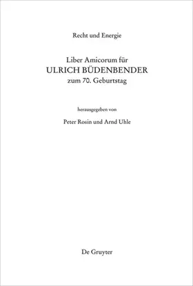 Rosin / Uhle |  Recht und Energie | eBook | Sack Fachmedien