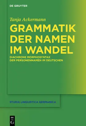 Ackermann | Grammatik der Namen im Wandel | E-Book | www2.sack.de