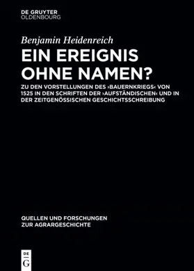 Heidenreich |  Ein Ereignis ohne Namen? | eBook | Sack Fachmedien