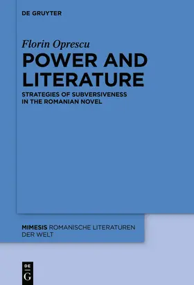 Oprescu |  Power and Literature | Buch |  Sack Fachmedien