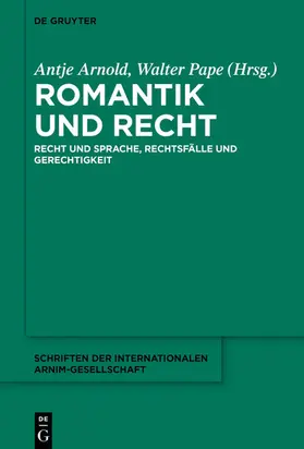 Arnold / Pape | Romantik und Recht | E-Book | www2.sack.de